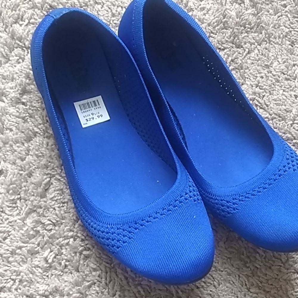 Blue flats